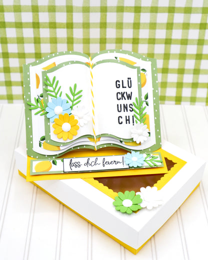 BUCHKARTE mit Geschenkschachtel