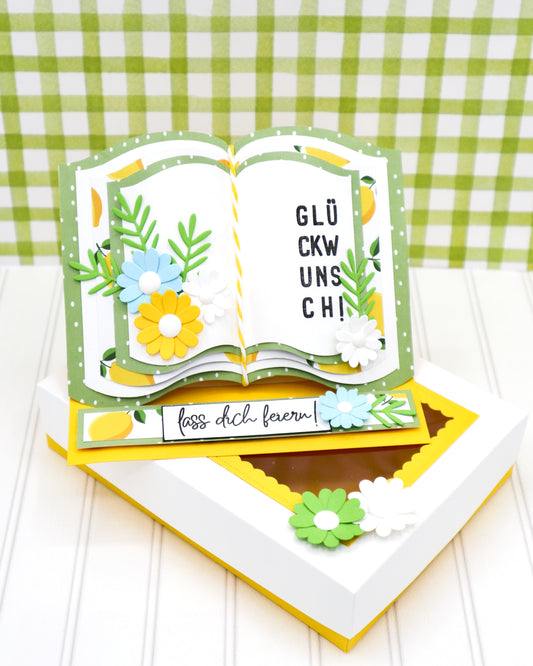 BUCHKARTE mit Geschenkschachtel