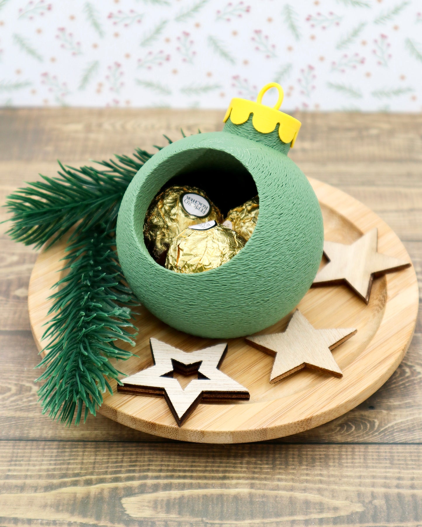 Weihnachtskugel – Geschenkbox / Dekoschale