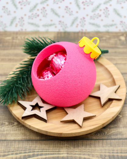 Weihnachtskugel – Geschenkbox / Dekoschale