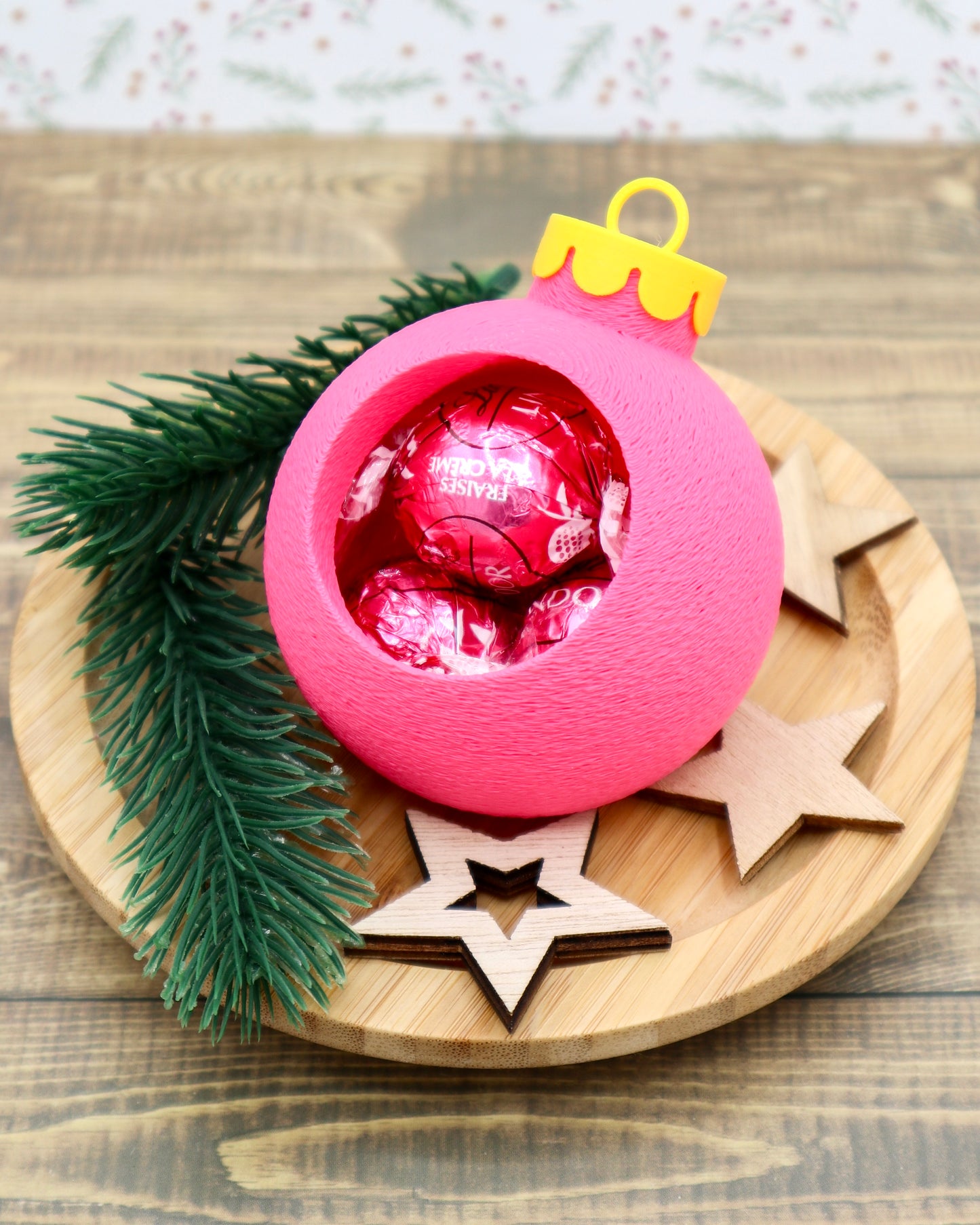 Weihnachtskugel – Geschenkbox / Dekoschale