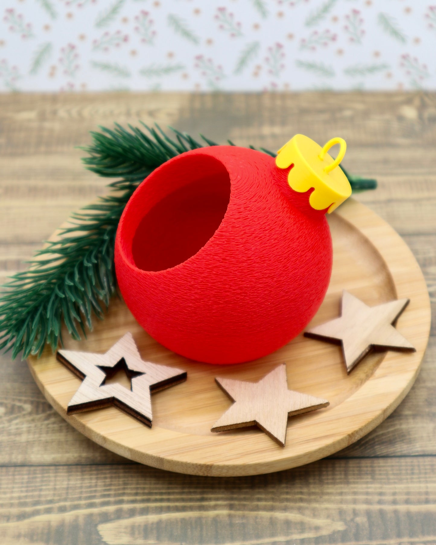 Weihnachtskugel – Geschenkbox / Dekoschale