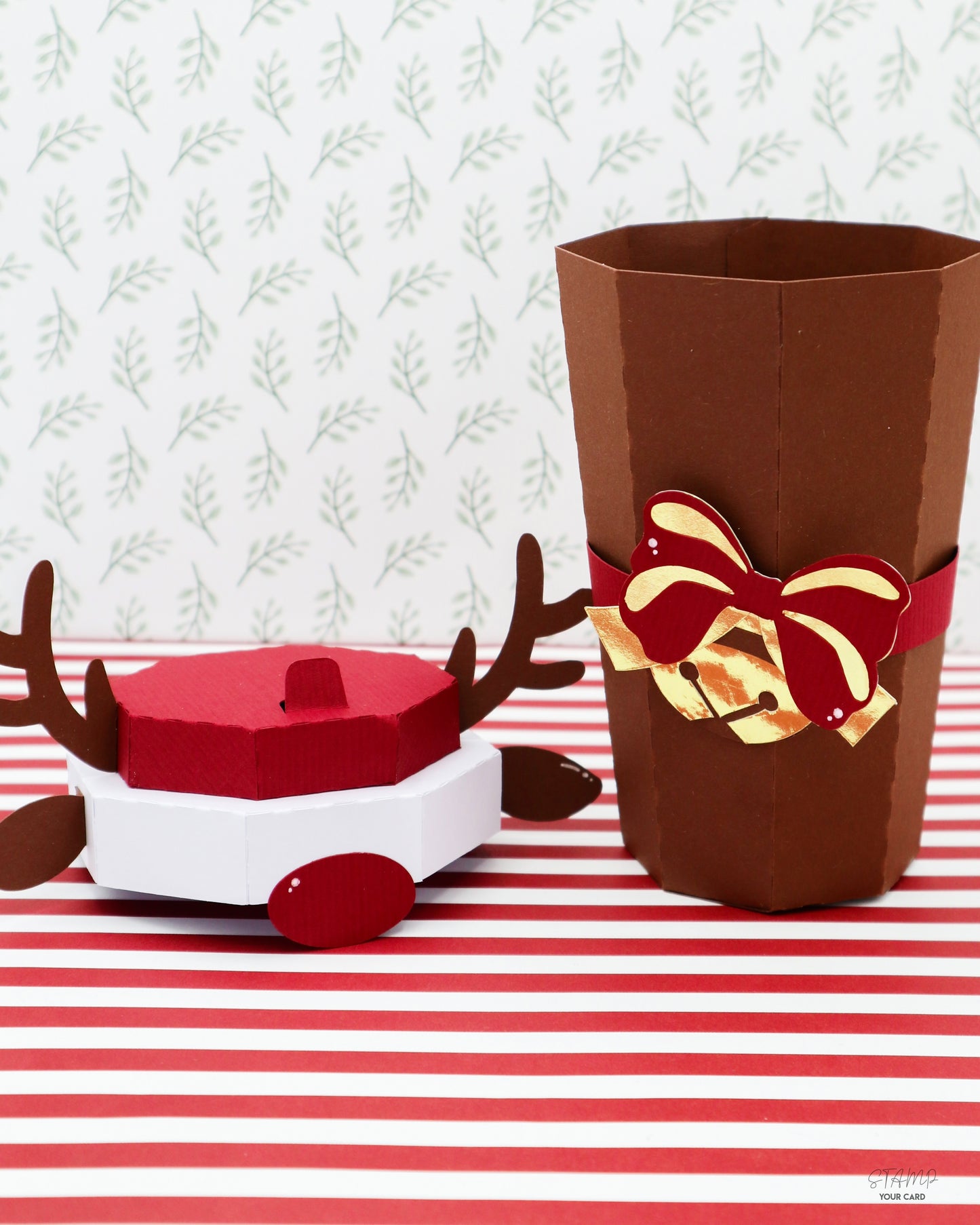 SANTA and REINDEER CUPS 2er Set