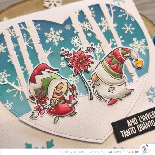 Winter GNOMES Clear Stamps