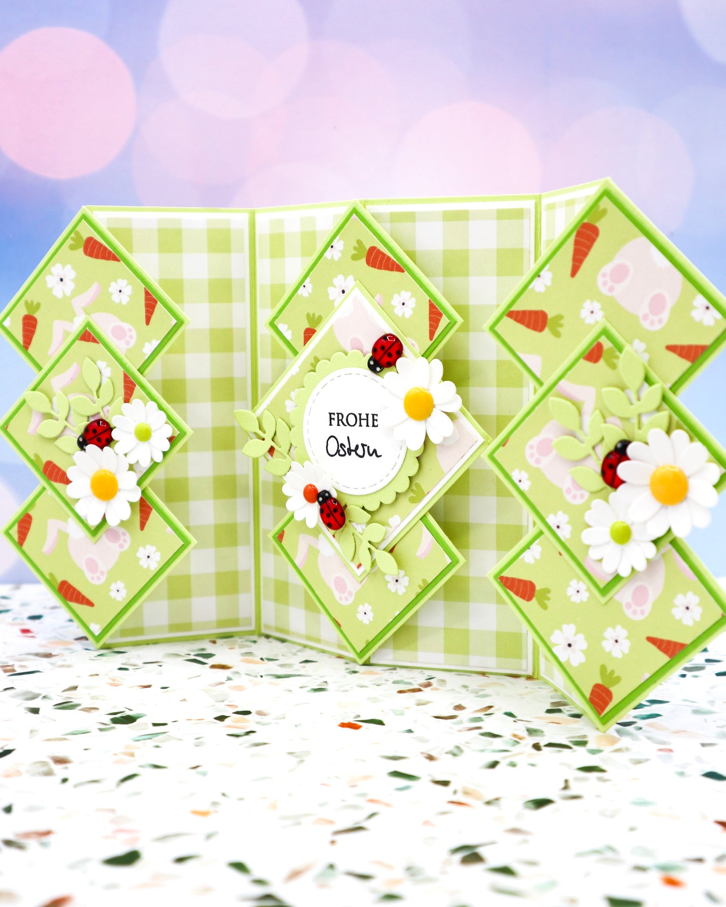 Diamond Card - measurements & scoring lines in CM (PDF-Download) ENGLISH