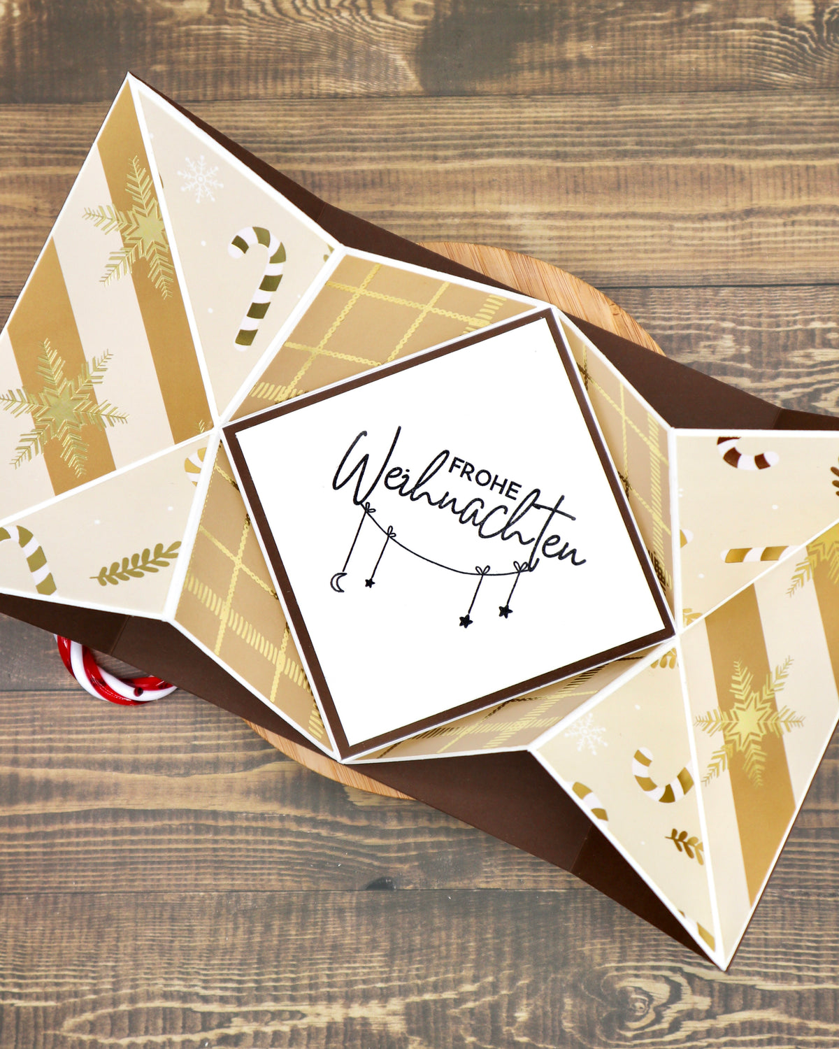 Folded Diamond Rd DIAMOND Fold Card โ stamp your card