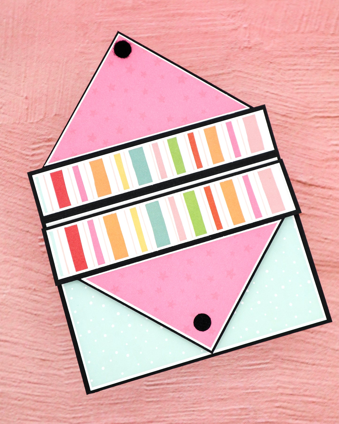 Doppelte Briefumschlagkarte - Maße & Falzlinien in CM Angaben (PDF-Download) DEUTSCH