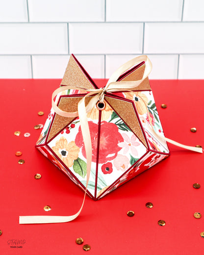 Weihnachtliche FACETTENBOX