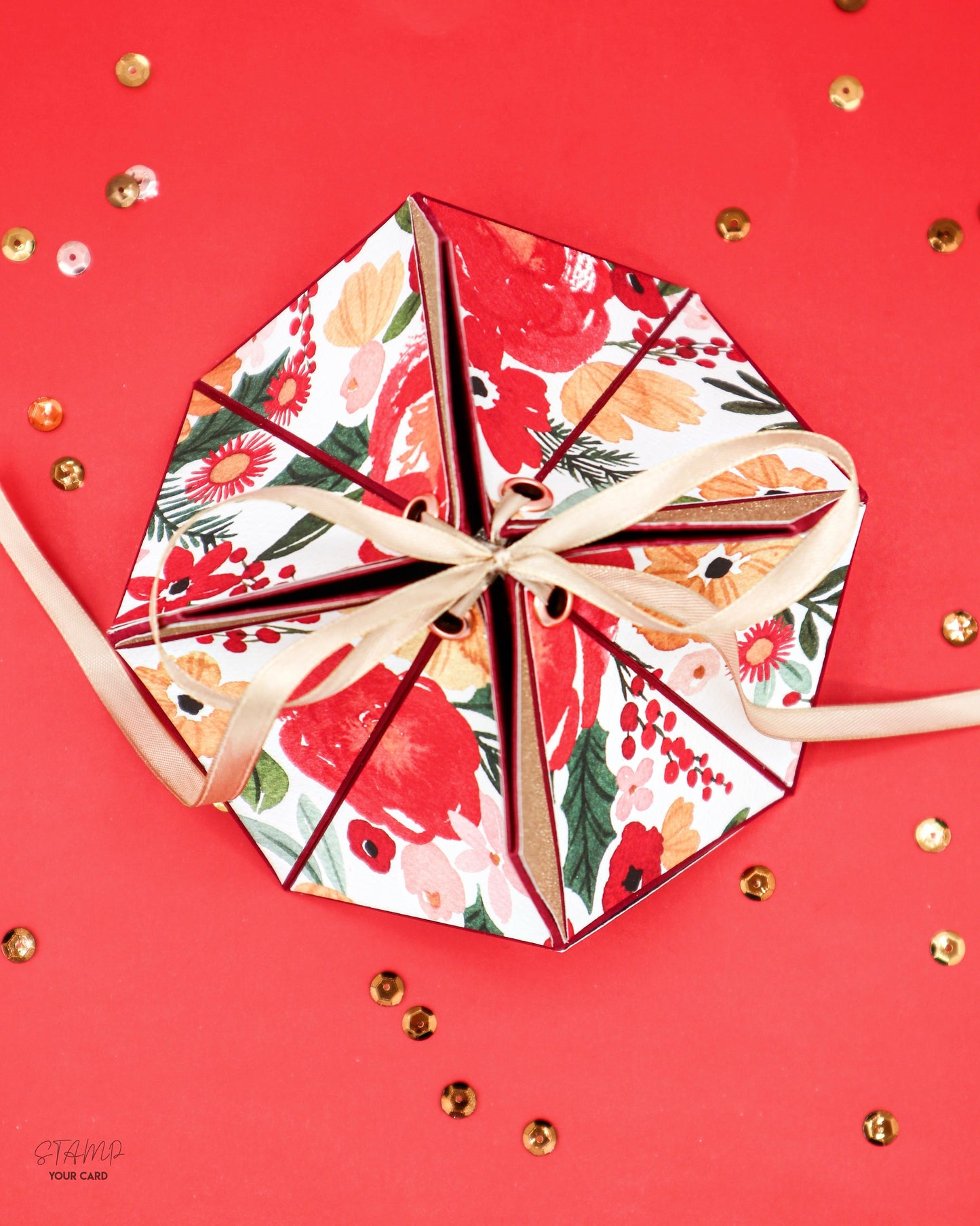 Weihnachtliche FACETTENBOX