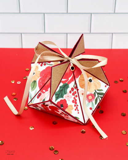 Weihnachtliche FACETTENBOX