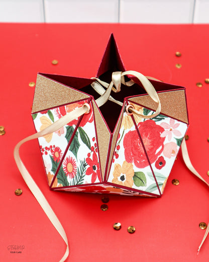 Weihnachtliche FACETTENBOX