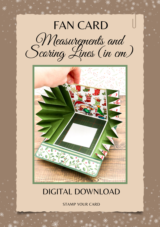 FAN CARD - measurements & scoring lines in cm (PDF-Download) ENGLISH