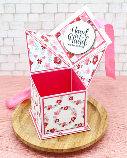 Wing Box - measurements & scoring lines in CM (PDF-Download) ENGLISH