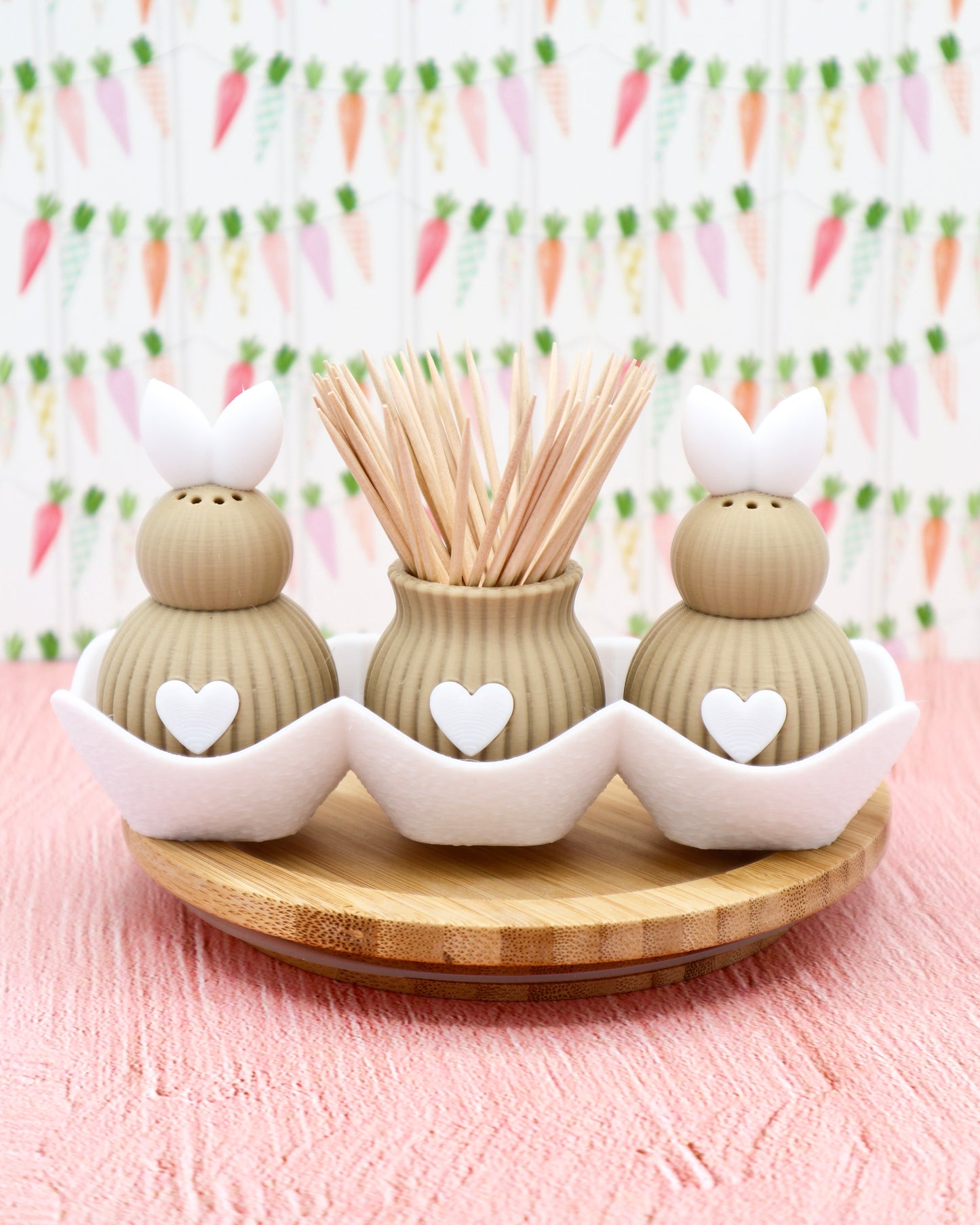 HASENSTREUER Salz & Pfeffer mit Zahnstocherhalter