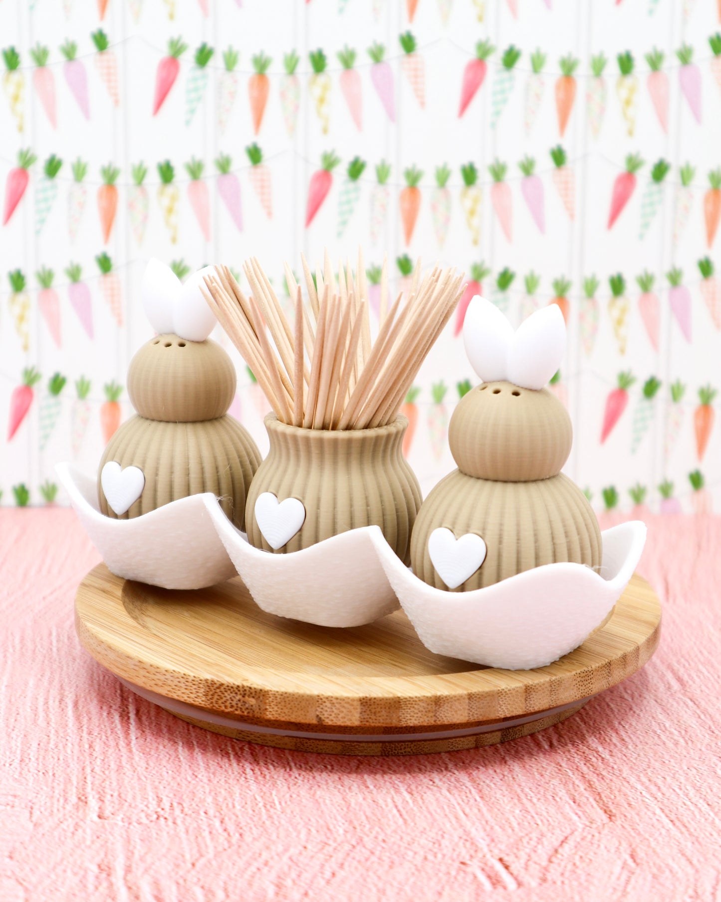 HASENSTREUER Salz & Pfeffer mit Zahnstocherhalter