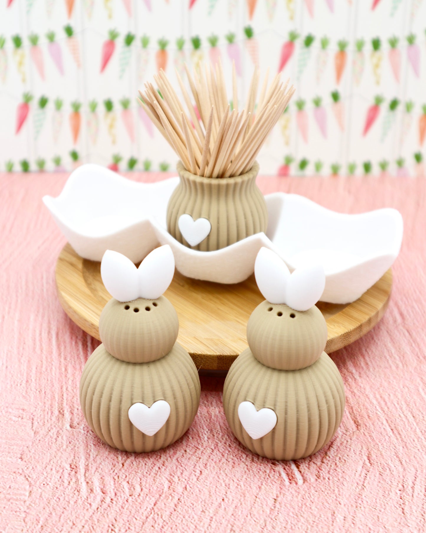 HASENSTREUER Salz & Pfeffer mit Zahnstocherhalter