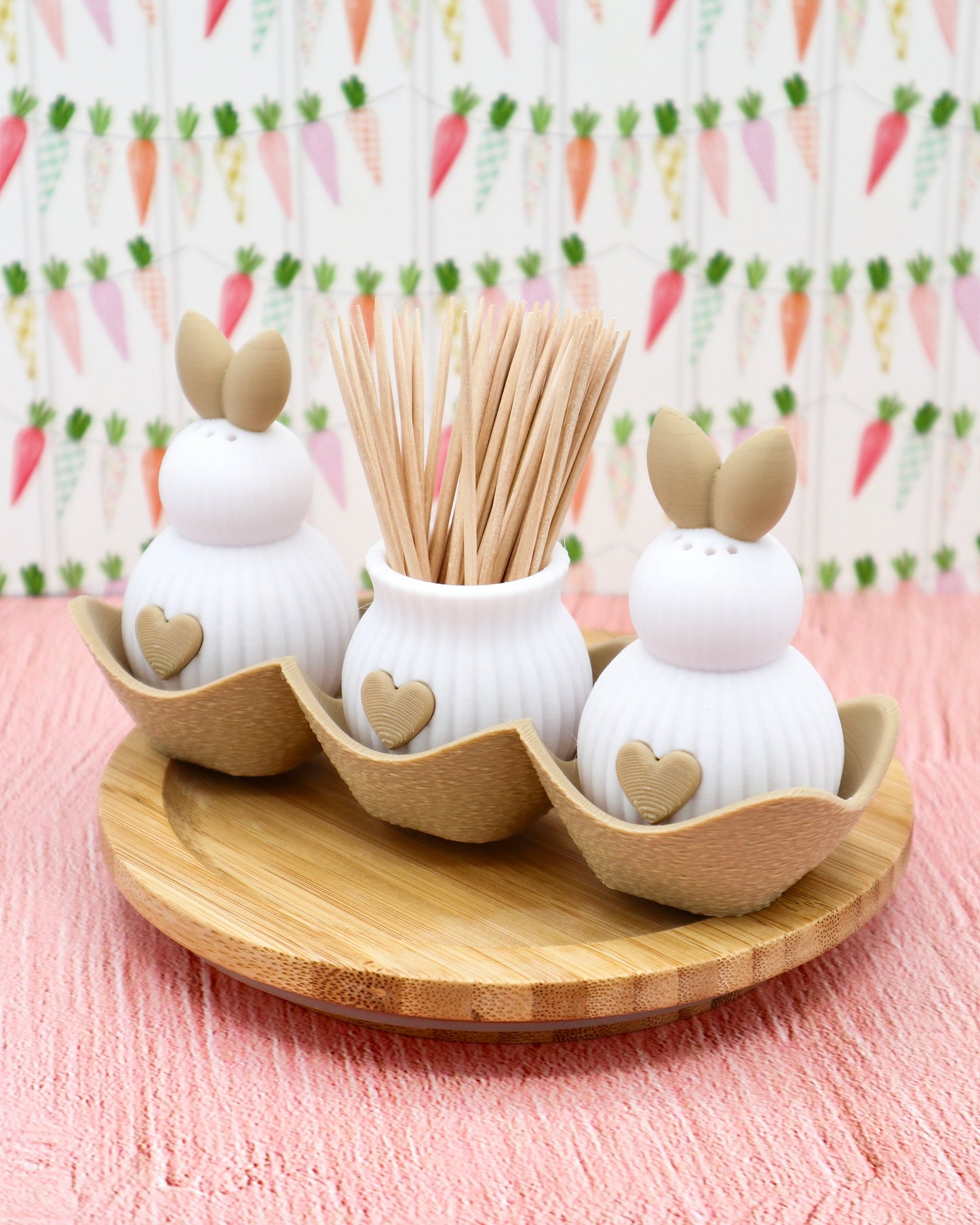 HASENSTREUER Salz & Pfeffer mit Zahnstocherhalter