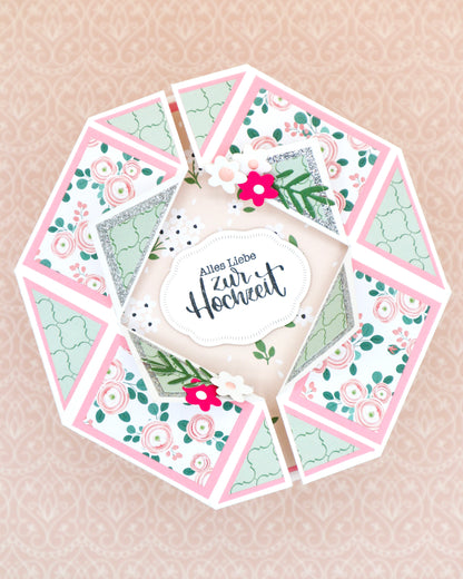 HEXAGON Hochzeitskarte