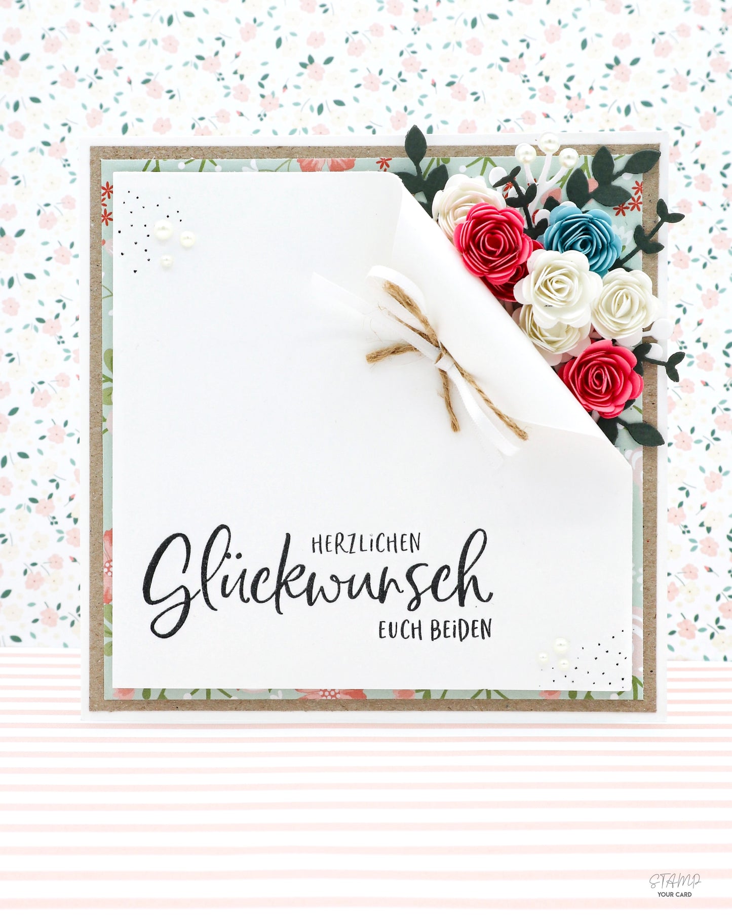 BLUMEN Hochzeitskarte