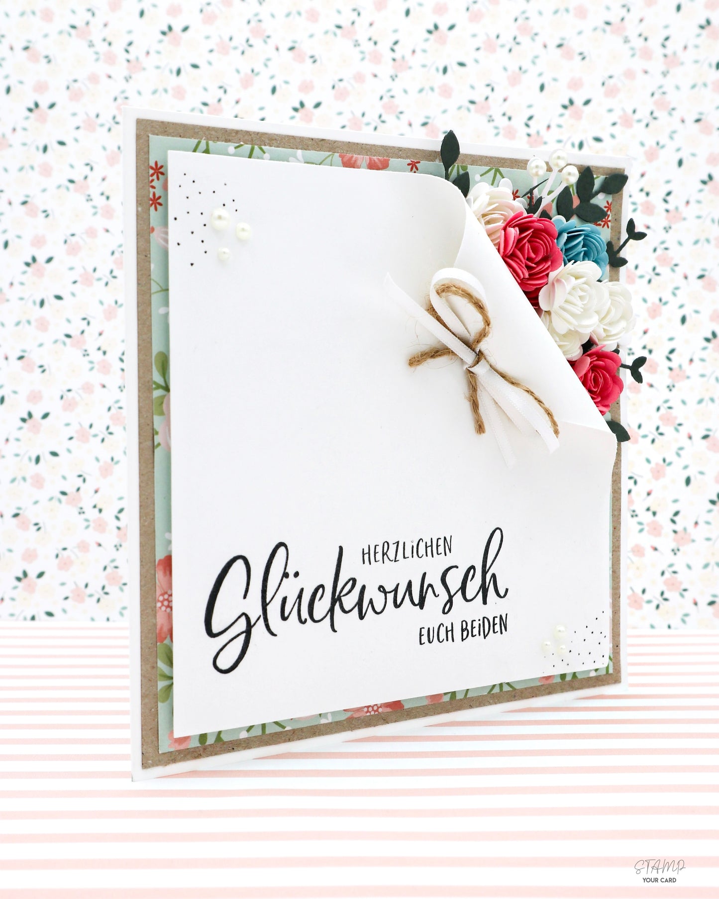 BLUMEN Hochzeitskarte