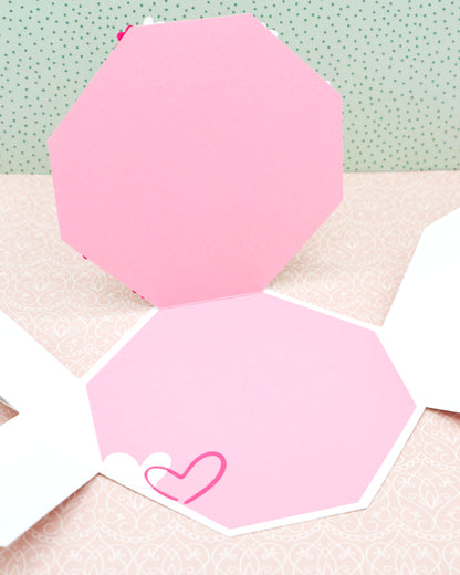 HEXAGON Hochzeitskarte