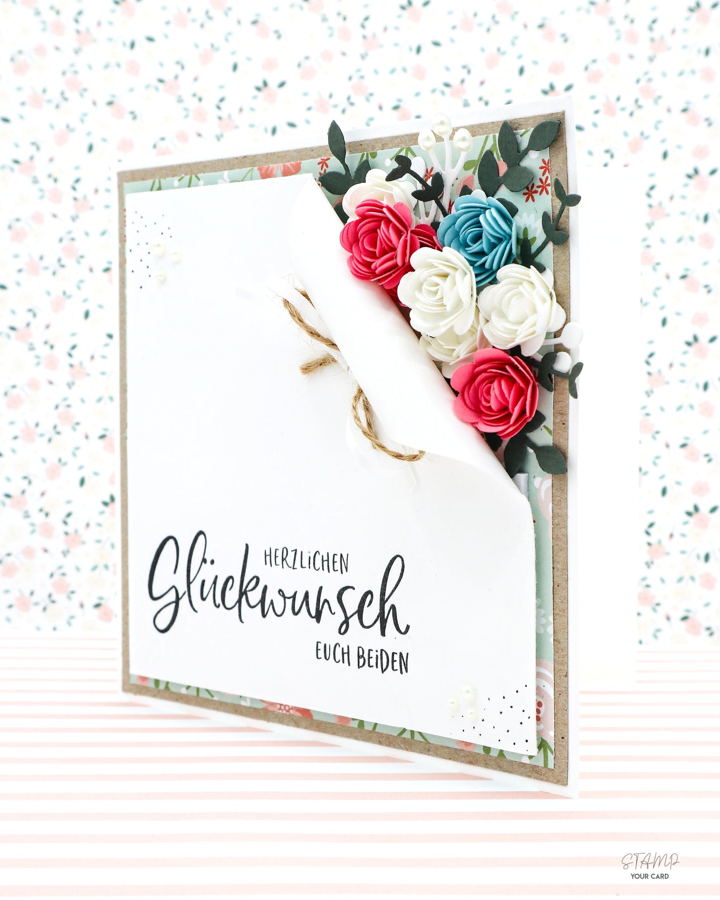BLUMEN Hochzeitskarte