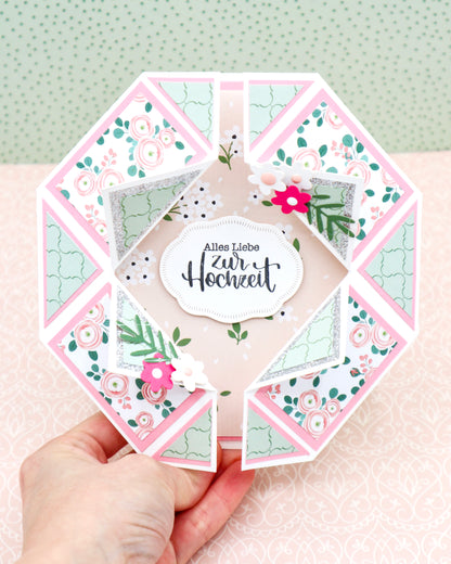 HEXAGON Hochzeitskarte