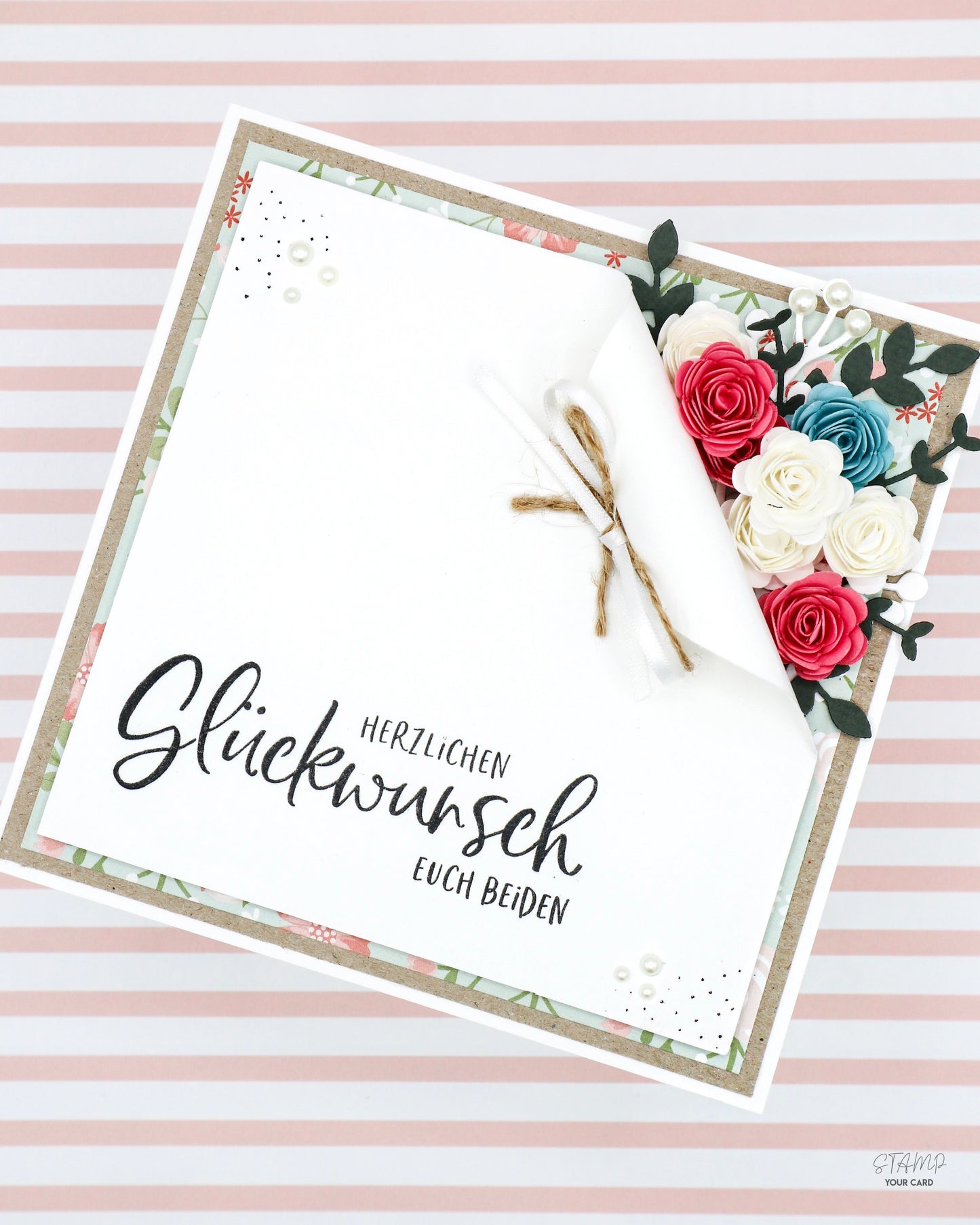 BLUMEN Hochzeitskarte