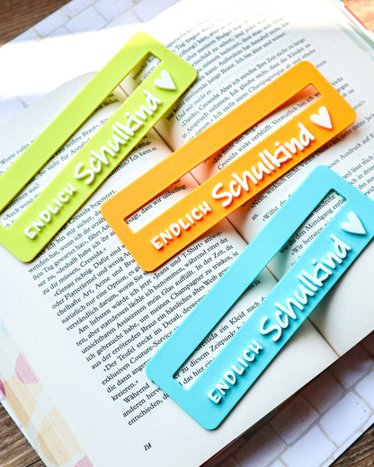 Reading aid “Finally a schoolchild” – 3D printed