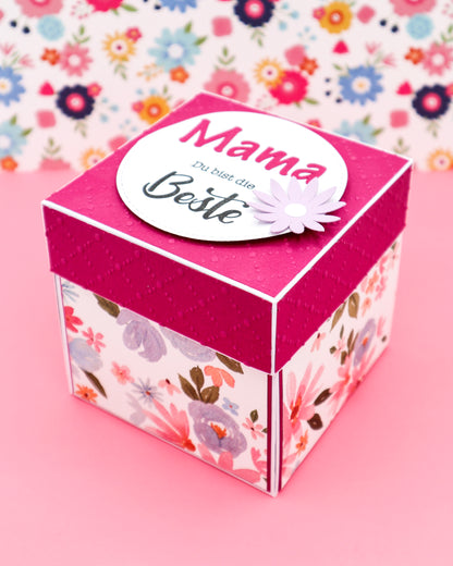 Explosionsbox mit BLUMENBOX