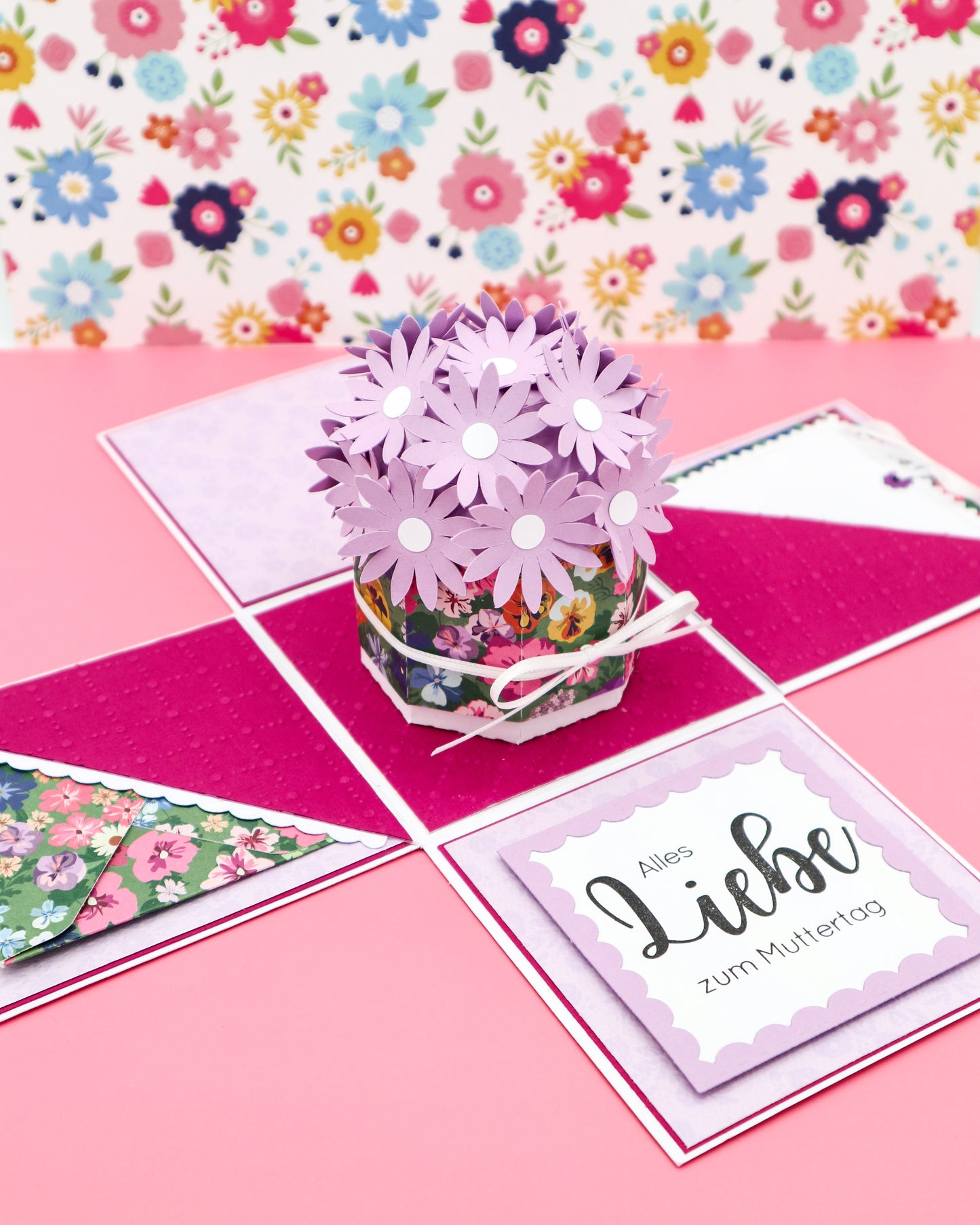Explosionsbox mit BLUMENBOX