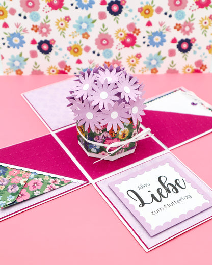 Explosionsbox mit BLUMENBOX