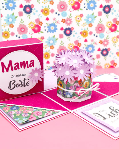 Explosionsbox mit BLUMENBOX