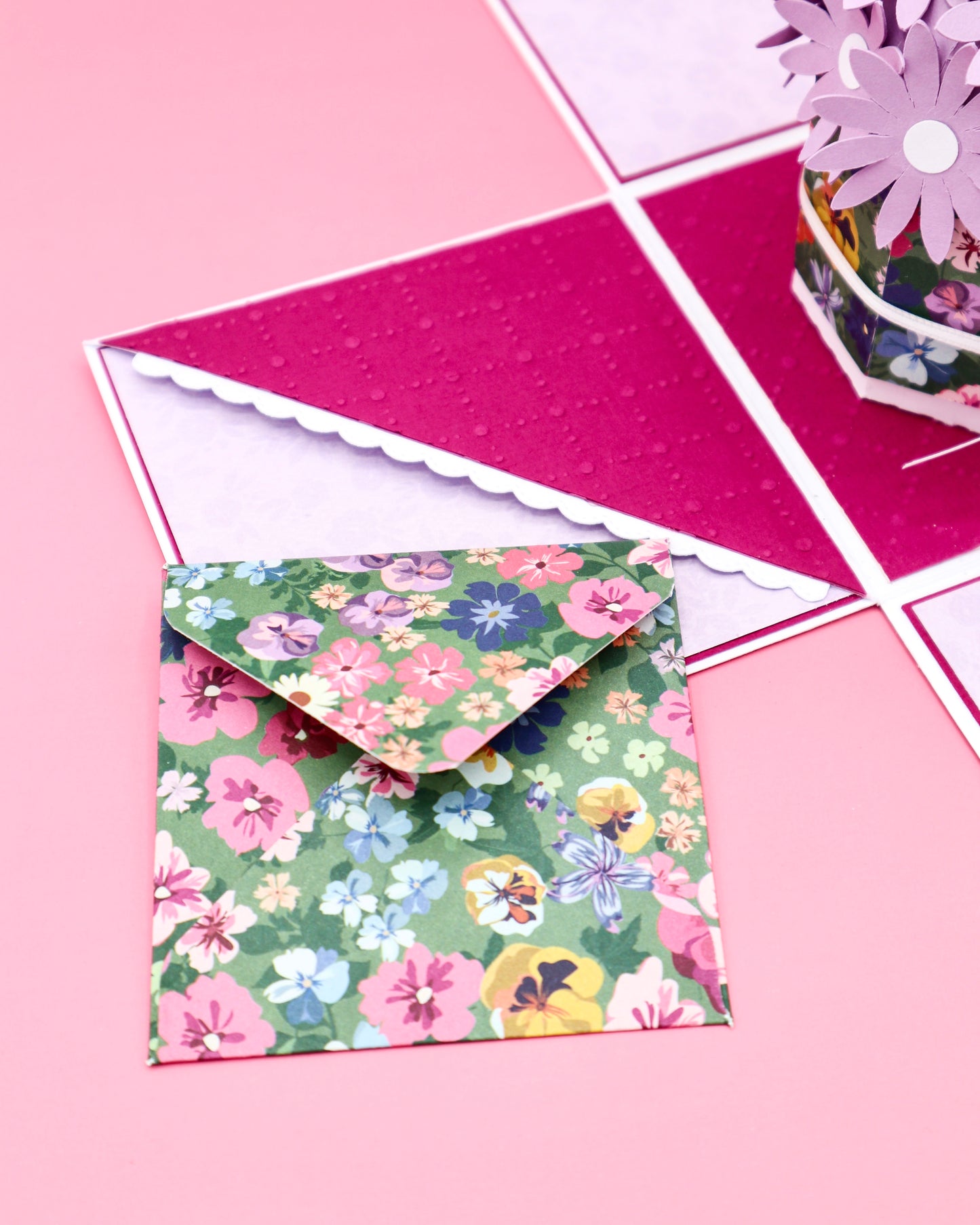 Explosionsbox mit BLUMENBOX