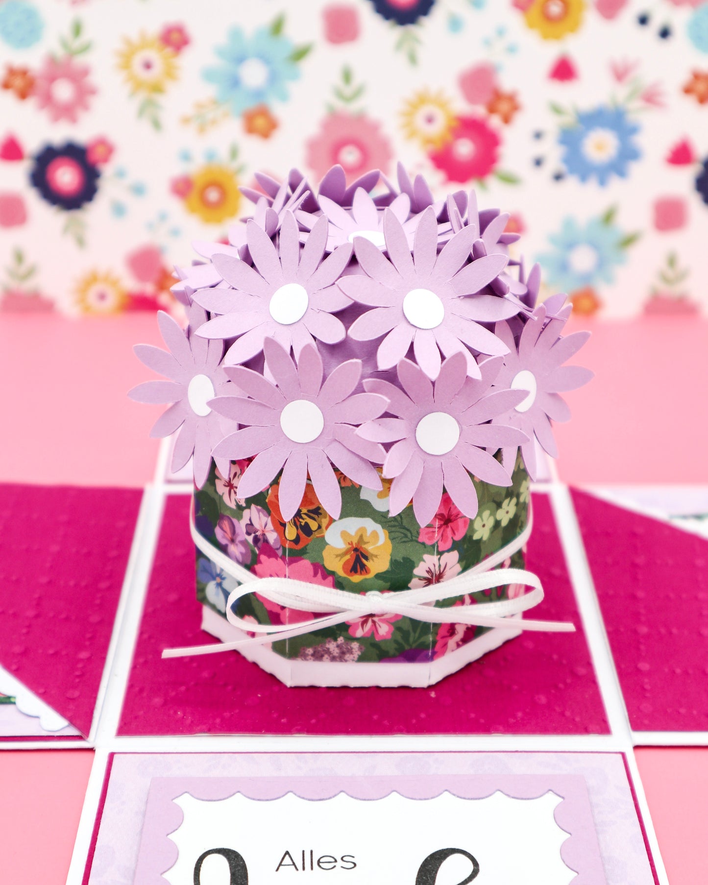 Explosionsbox mit BLUMENBOX
