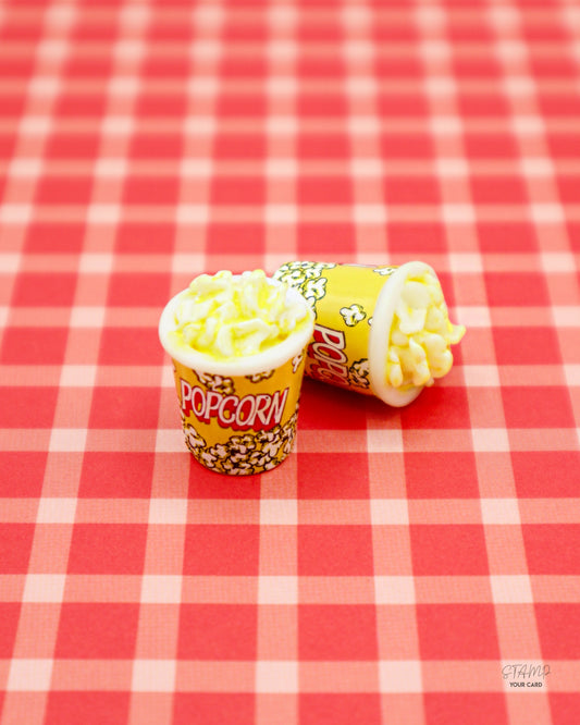 POPCORN in a bucket, Miniatur Popcorn Eimer