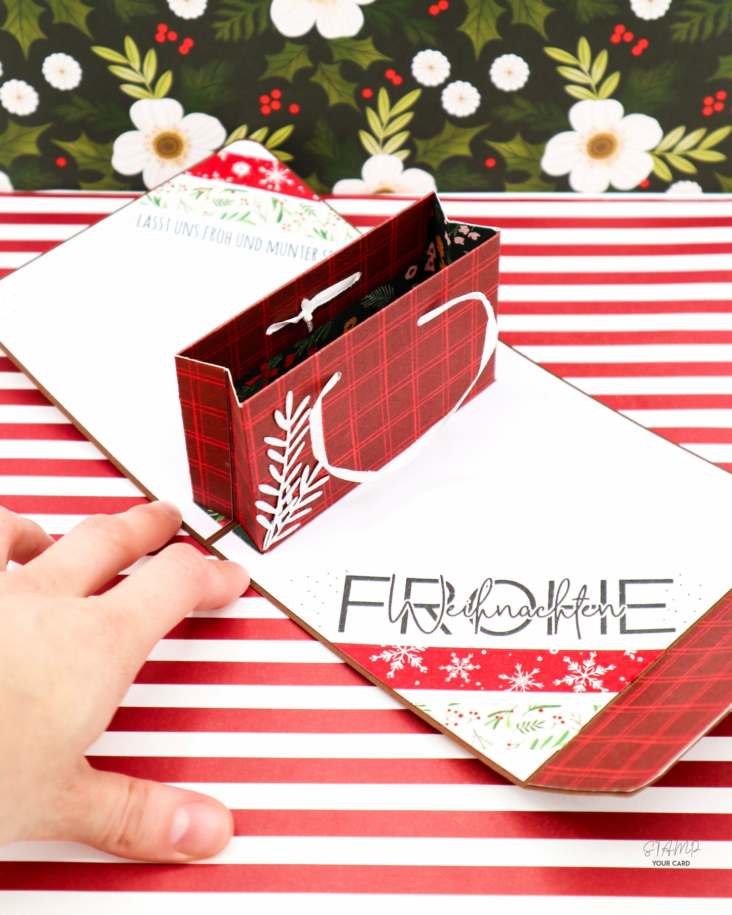 SHOPPING BAG, POP UP Karte