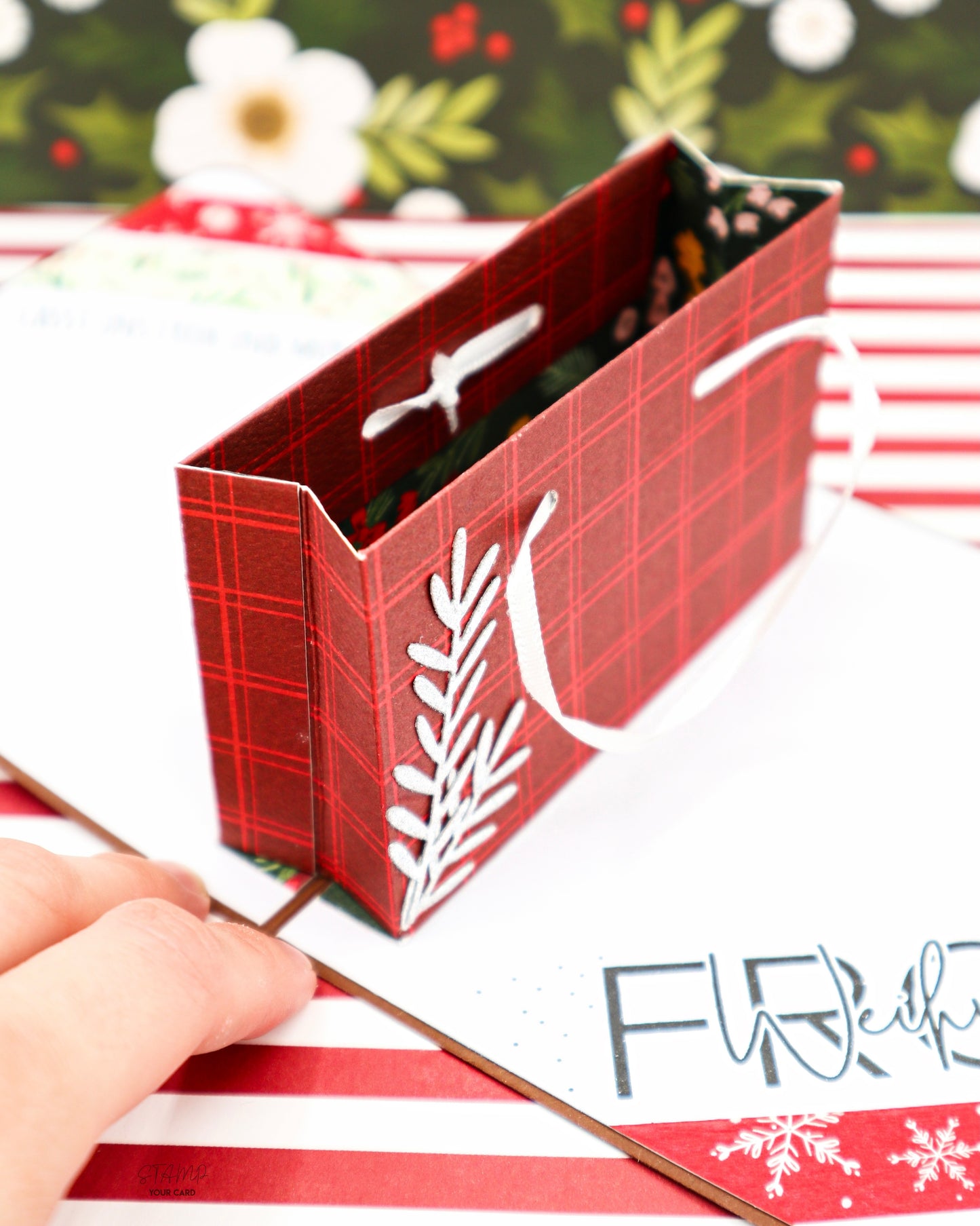 SHOPPING BAG, POP UP Karte