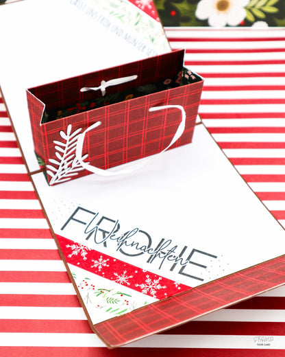 SHOPPING BAG, POP UP Karte