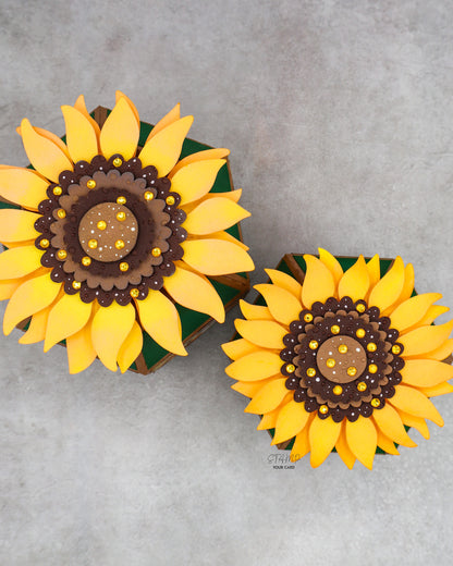 SONNENBLUMENBOXEN 2er SET