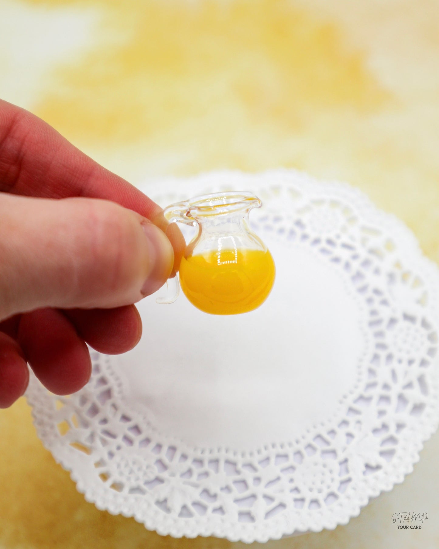 sunshine LEMONADE, Miniatur Orangenkanne mit zwei Orangengläser