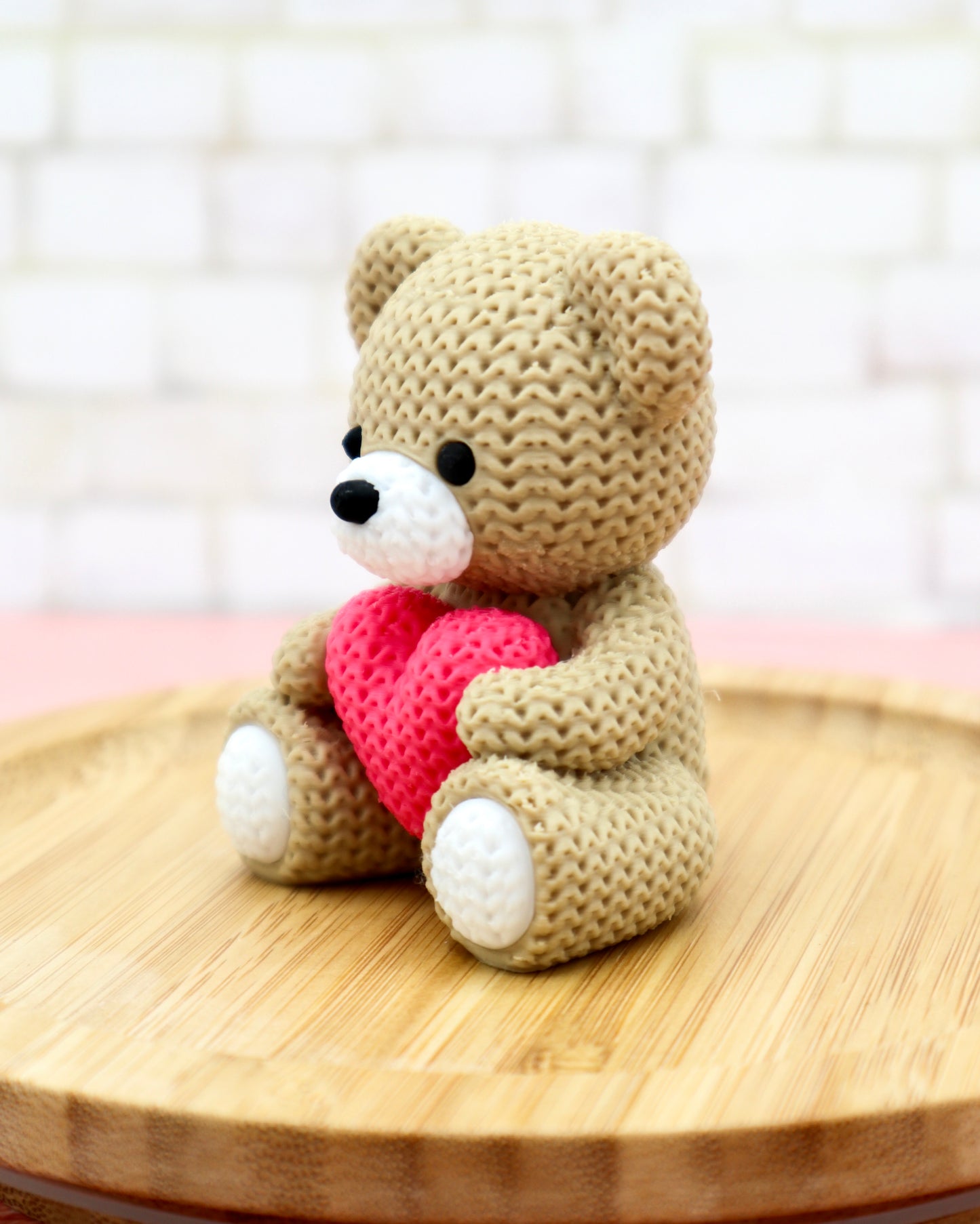 MINI Teddybär mit HERZ