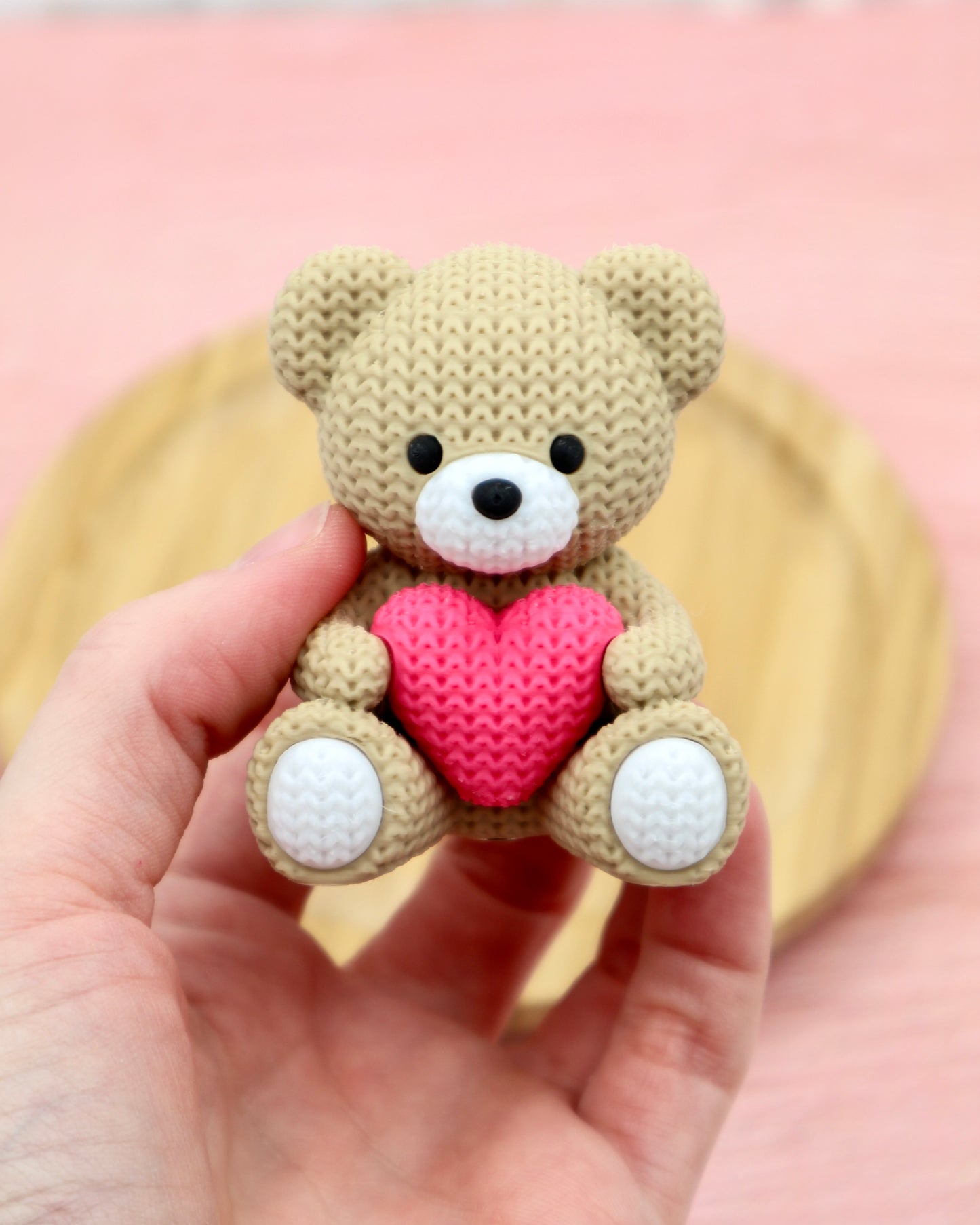 MINI Teddybär mit HERZ
