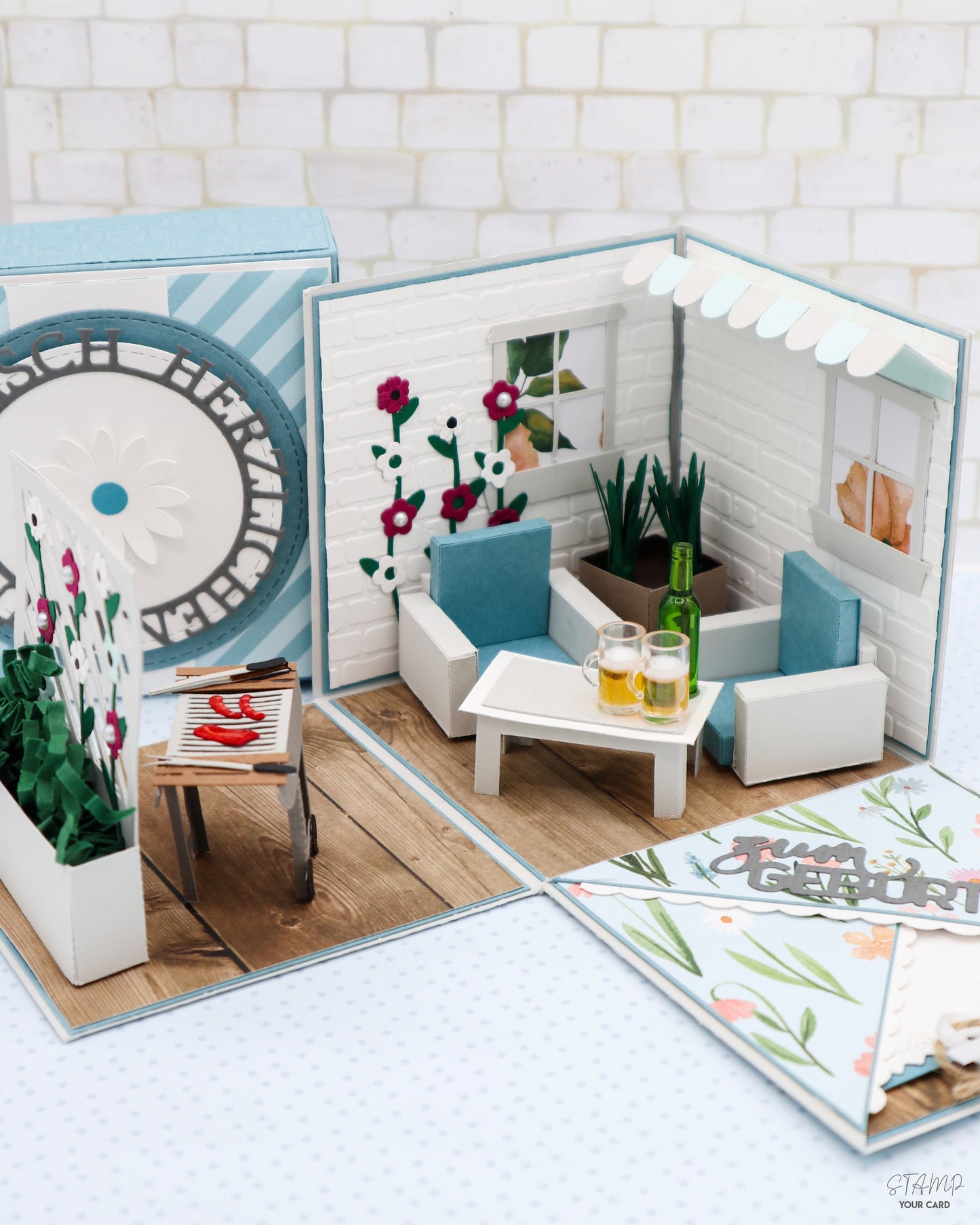 TERRASSEN Explosionsbox mit Grill