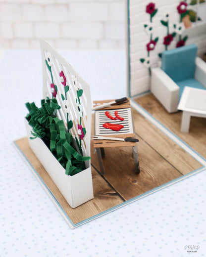 TERRASSEN Explosionsbox mit Grill