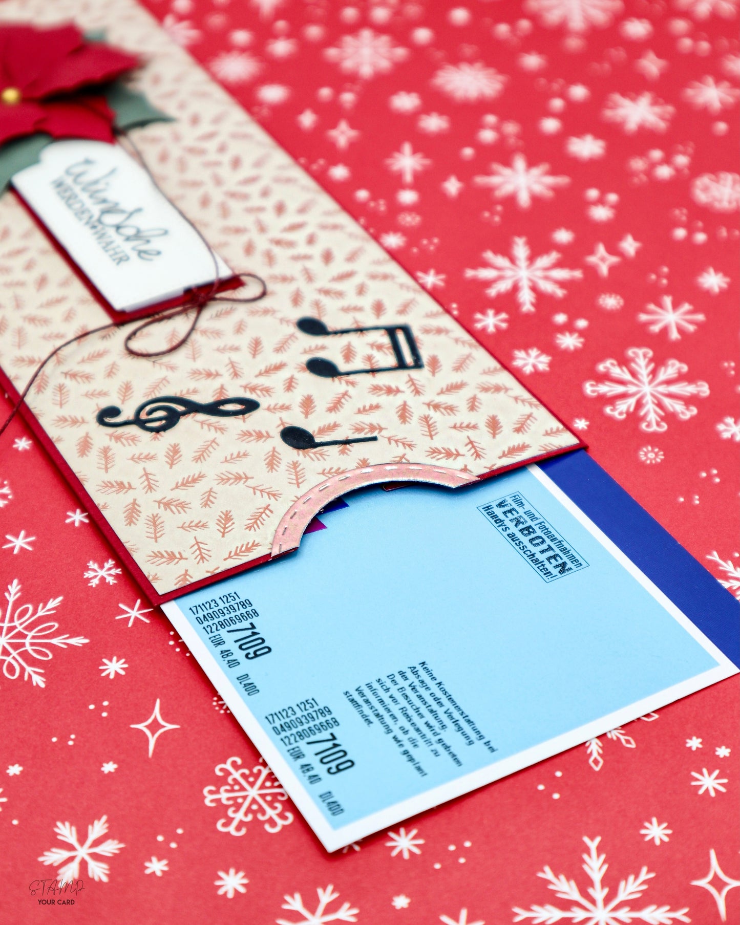 VERPACKUNG für Konzerttickets