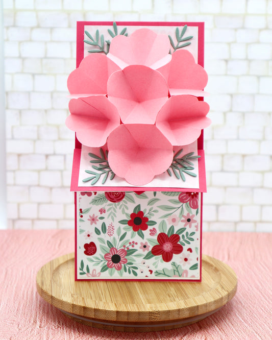 Pop Up Blumen Karte