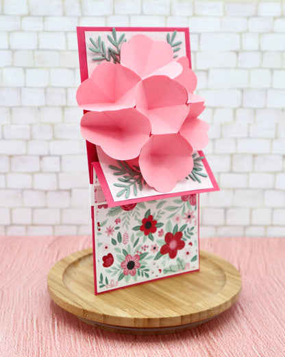 Pop Up Blumen Karte