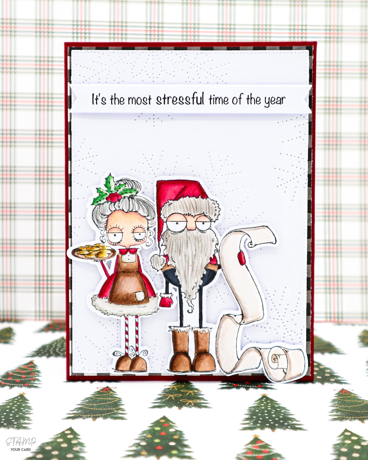 LUSTIGE Weihnachtskarte