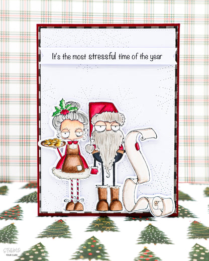 LUSTIGE Weihnachtskarte